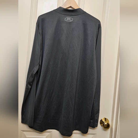 UNDER ARMOR Men’s Half Zip Long Sleeve Seamless Grey 2XL - Picture 5 of 10